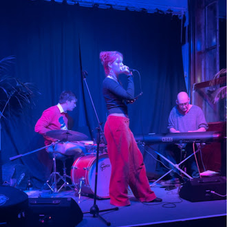 Jessie performing on stage